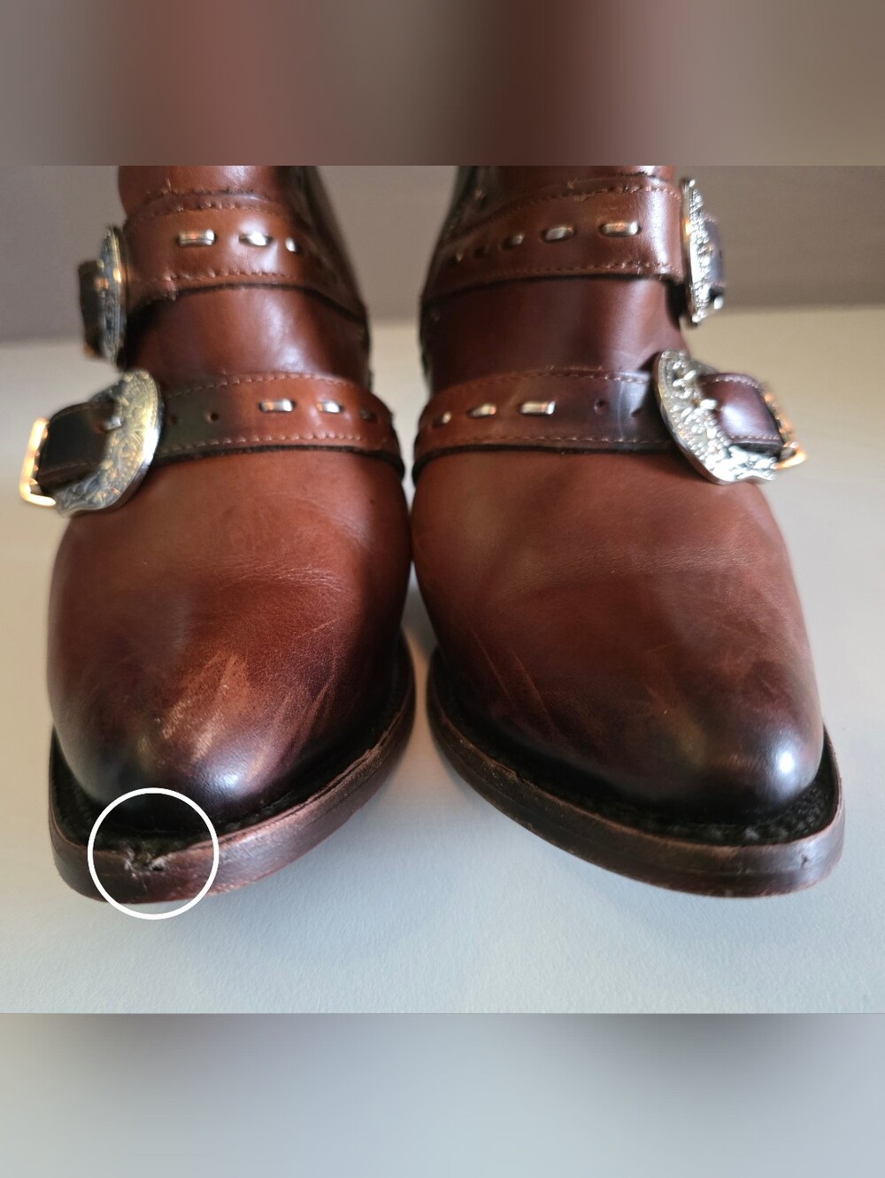 Cuadra maple cowhide leather ankle boots women’s Sz 6 1/2 - Picture 13 of 16